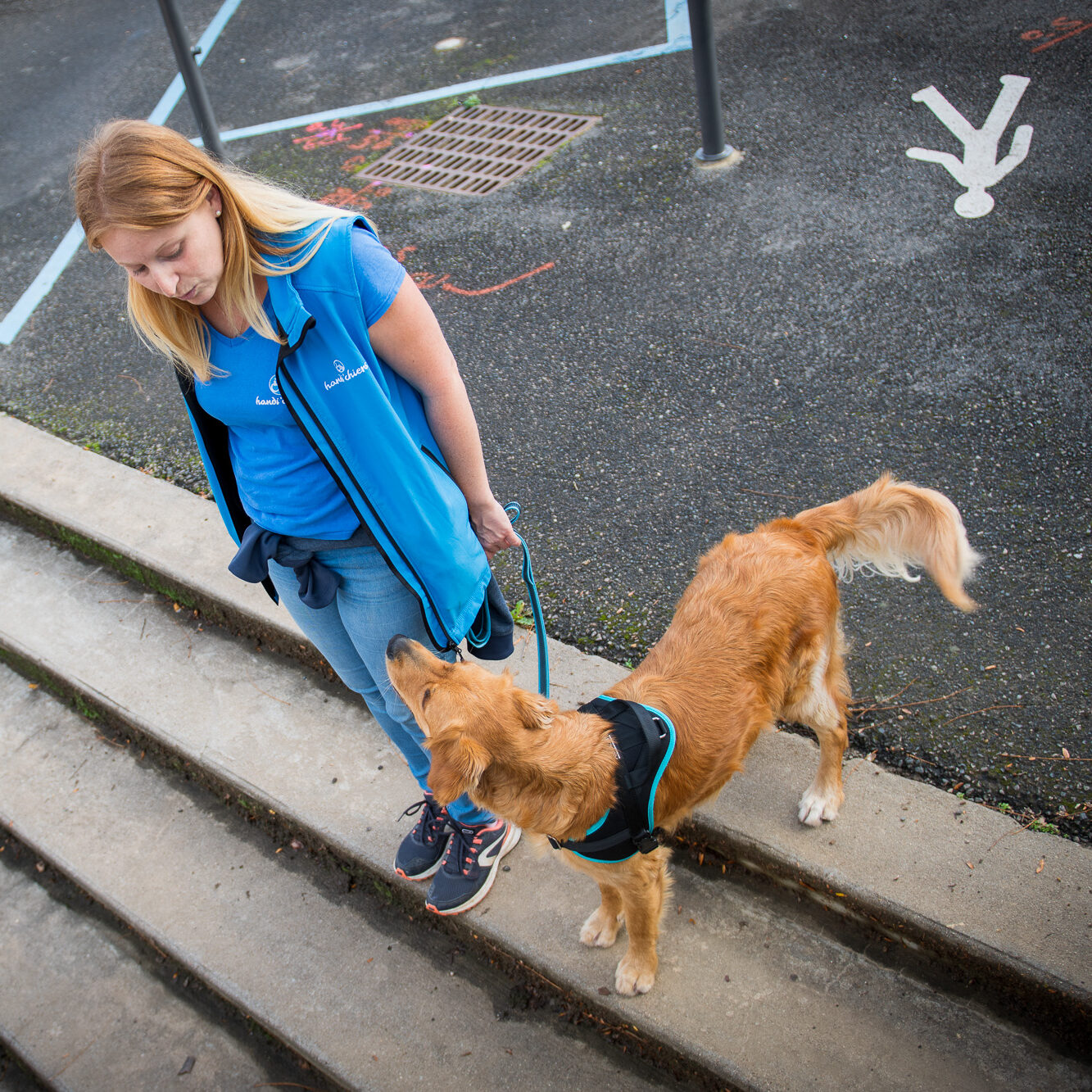Marine, éducatrice HANDI'CHIENS