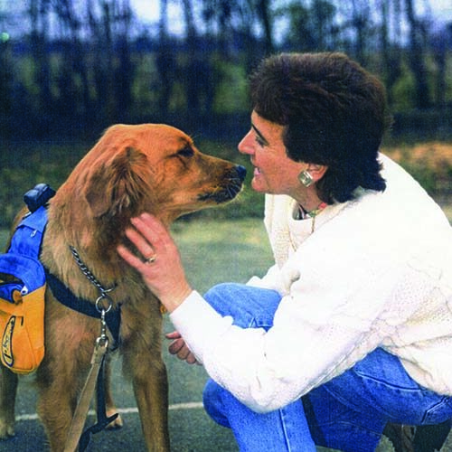Marie-Claude Lebret, fondatrice HANDI'CHIENS