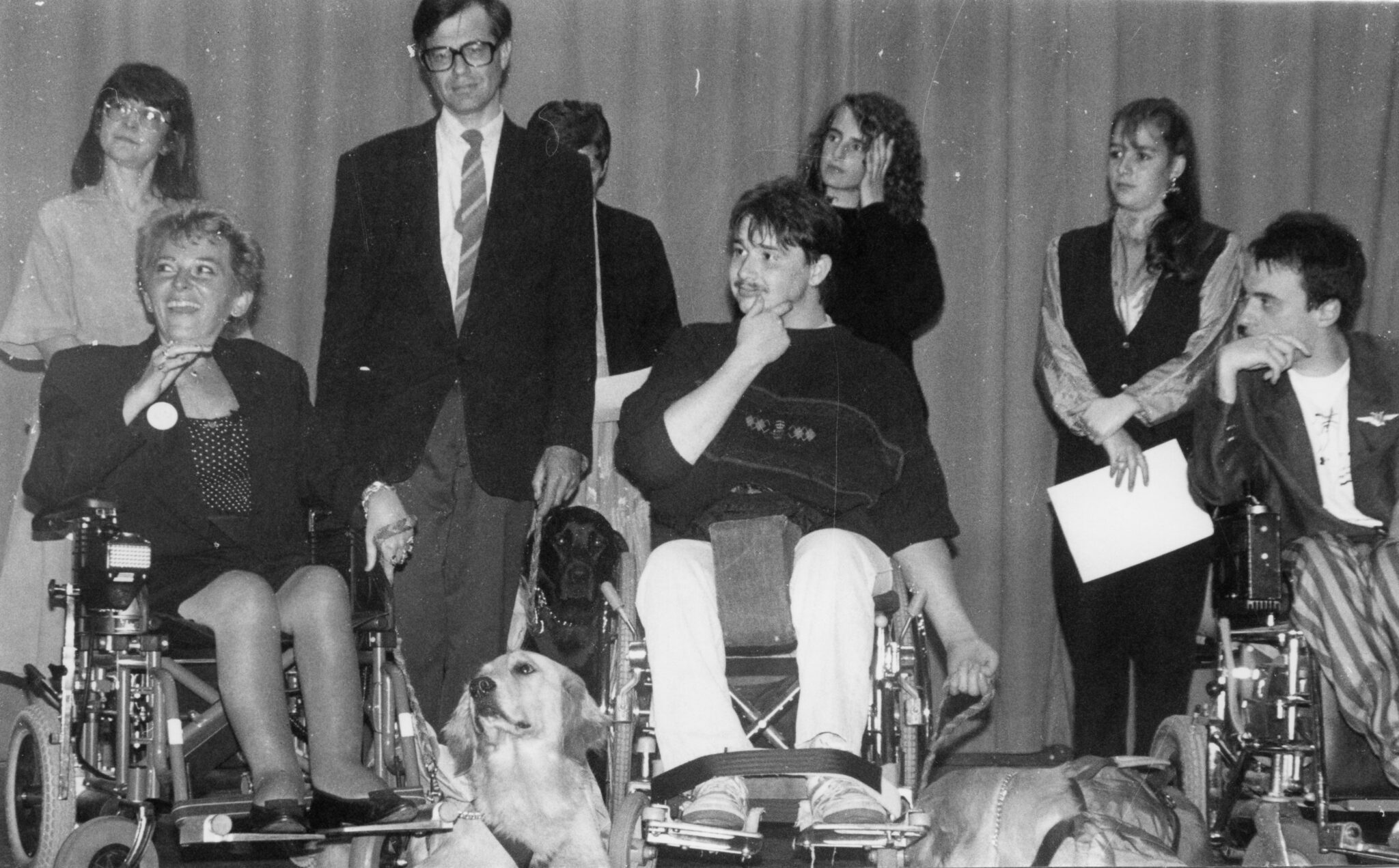 Première remise HANDI'CHIENS en 1991