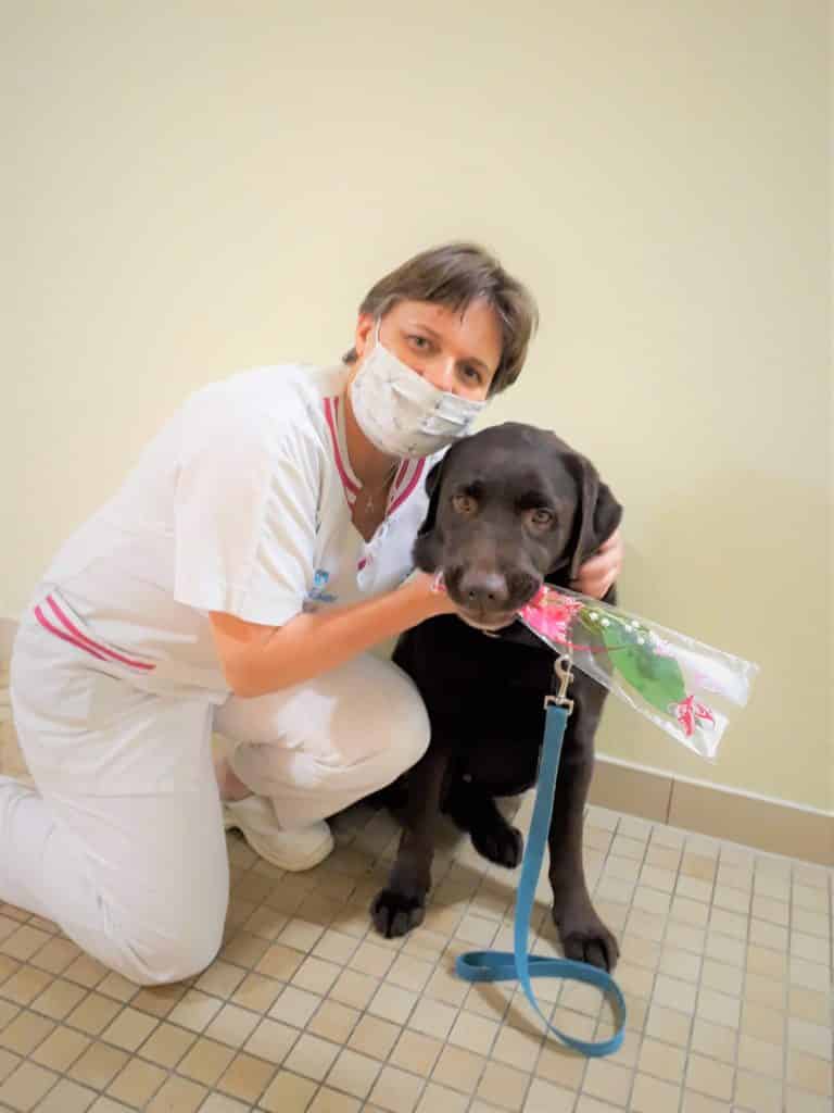 Jaurès, Handi'Chiens, avec sa référente Annie