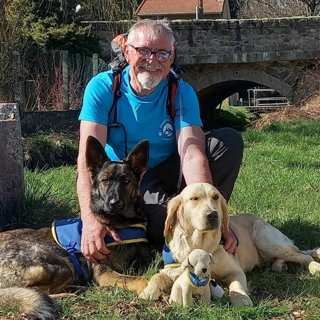 Jean-Claude avec la délégation HANDI'CHIENS Auvergne